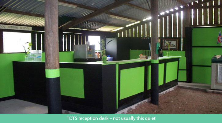 TDTS Reception Desk